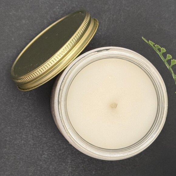 BBW Marshmallow Fireside White Barn Bath & Body Works Mason Single Wick Candle - Picture 6 of 10